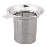 Tea Mesh Infuser Reusable Tea Strainer Teapot Stainless Steel Loose Tea Leaf Spice
