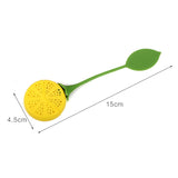 1 PCS Kitchen Supplies Tea Strainer Non-toxic Strawberry Shape Silicone Tea Infuser