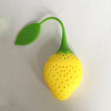 1 PCS Kitchen Supplies Tea Strainer Non-toxic Strawberry Shape Silicone Tea Infuser